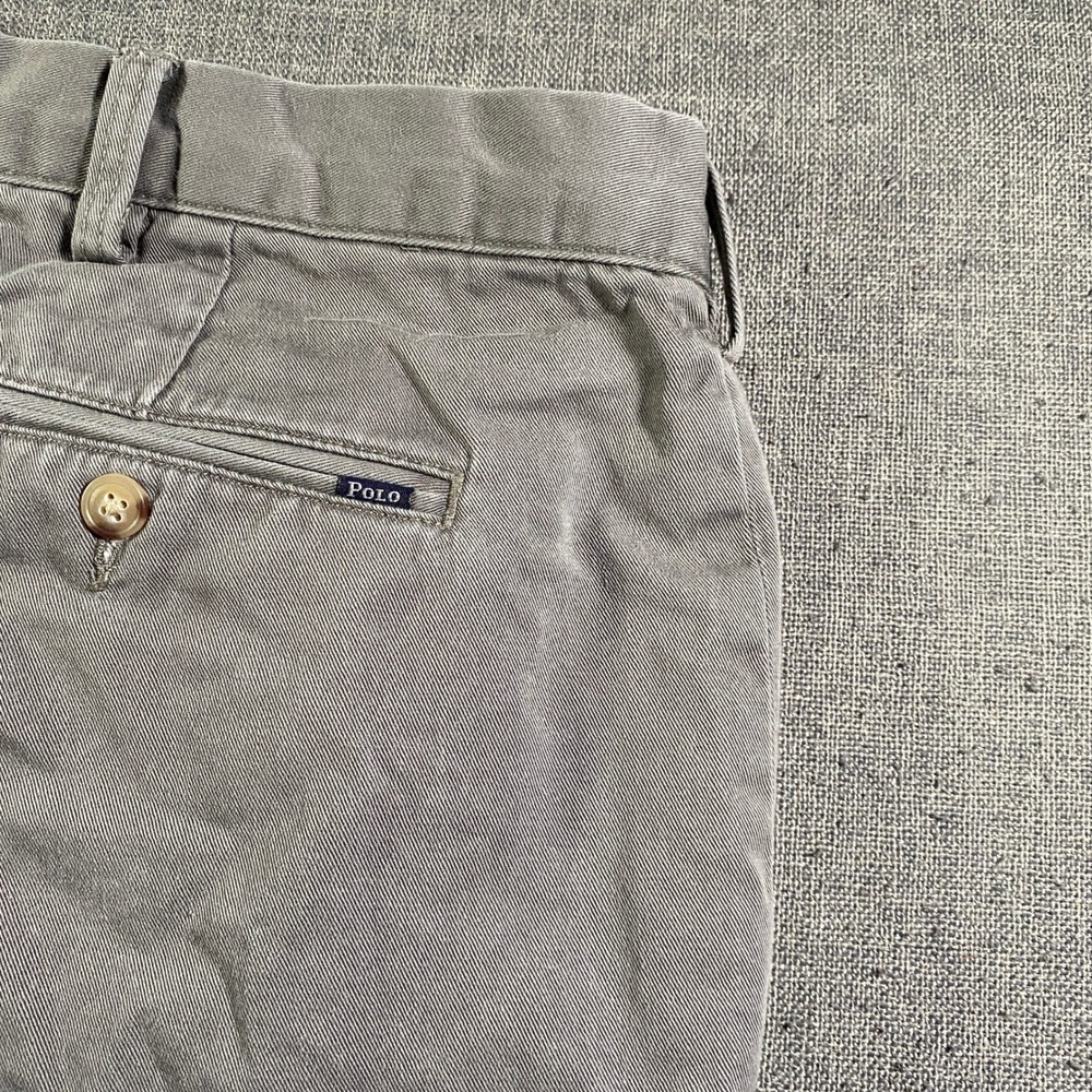 Vintage Polo Ralph Lauren Men Classic Fit Chino Pants Gray 44x38 (Fits 44x30)